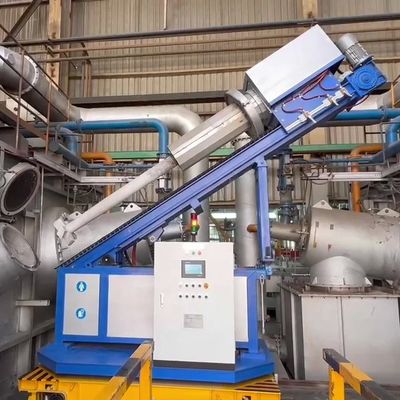 Injecteur de flux rotatif de gaz de raffinage d'azote de haute pureté avec une granularité de flux ≤ 5 mm soulevé par grue