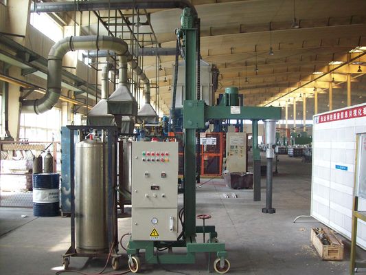 Unité de dégazage rotatif de pureté avec débit de gaz réglable 15-30 L/min Vitesse du rotor au graphite r/min 0-600 Pureté du gaz raffiné ≥ 99.996