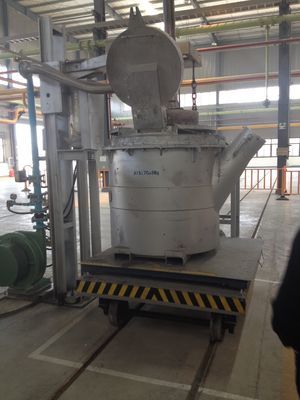Résistance à haute température Cuillers de transfert en aluminium fondu avec couvercle et température maximale ≤ 850 °C