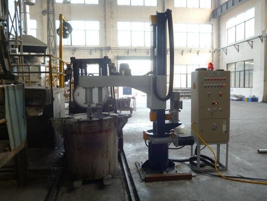 ≤ 5 mm Taille des particules du flux de raffinage Machine de dégazage de raffinage d'aluminium de 3 kW