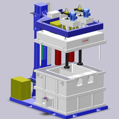 Unité de dégazage rotatif en ligne de type boîte de fréquence 50 Hz avec fonction de levage à la grue