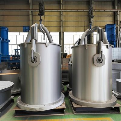Poches de transfert d'aluminium en fusion avec élévation de température de surface ≤50 et résistance à la température jusqu'à 1200°C