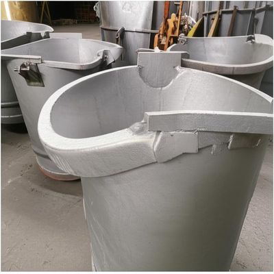 Poches de transfert d'aluminium fondu de qualité industrielle avec une haute résistance et une résistance à la température jusqu'à 1200°C