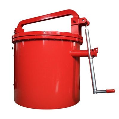 Poches de transfert d'aluminium fondu cylindriques, couleur personnalisée avec dispositif de basculement