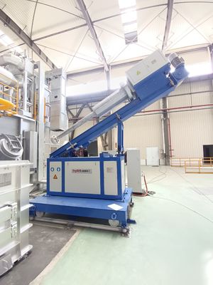 930 kilogrammes de 880mm de petit de fonte de lingot aluminium en aluminium électrique de four fondant rapidement