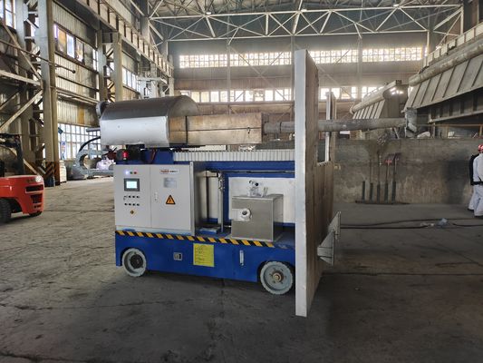 930 kilogrammes de 880mm de petit de fonte de lingot aluminium en aluminium électrique de four fondant rapidement