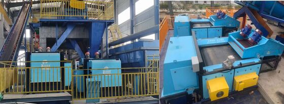 5 tonnes par heure ligne de recyclage des déchets d'aluminium avec alimentation électrique 415V ± 10% et système de contrôle centralisé