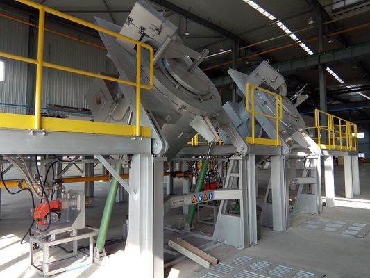 Forneau de stockage en aluminium à température nominale de 850 °C pour l'aluminium fondu avec une capacité de 1000 kg