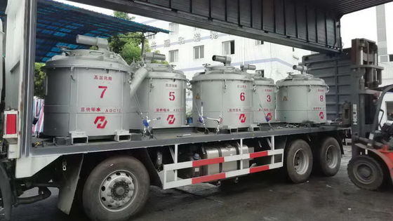 transfert de chaleur en aluminium du transfert 0.5T de chariot élévateur en aluminium fondu argenté de poches