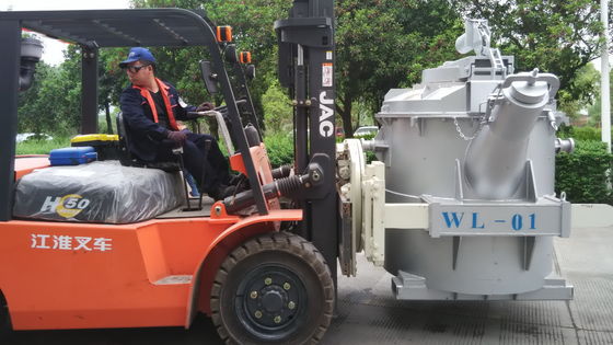 transfert de chaleur en aluminium du transfert 0.5T de chariot élévateur en aluminium fondu argenté de poches