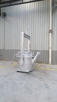 Poches de transfert d'aluminium fondu à haute capacité avec couvercle en matériau réfractaire coulé, capacité de 1 à 10 tonnes