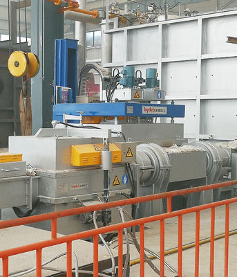 1-3 rotors Unité de dégazage rotatif à haute vitesse de rotation de 100 à 500 tr/min Contrôle et dégazage par PLC