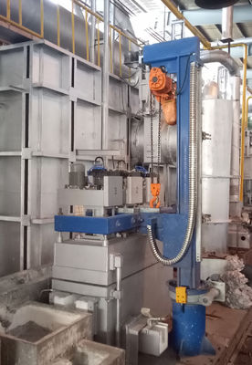 Processus de dégazage rotatoire de 3M3/H 0.3MPA pour raffiner le rotor simple en aluminium de silicium