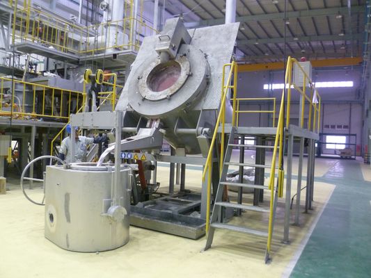5 KPa Pression gazeuse fourneau à fondus en aluminium pour la production à petite échelle