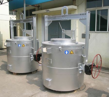 Gaz industriel suspendant le type électrique en aluminium 500KG de four de creuset