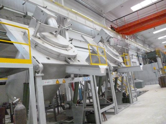 5 KPa Pression gazeuse fourneau à fondus en aluminium pour la production à petite échelle