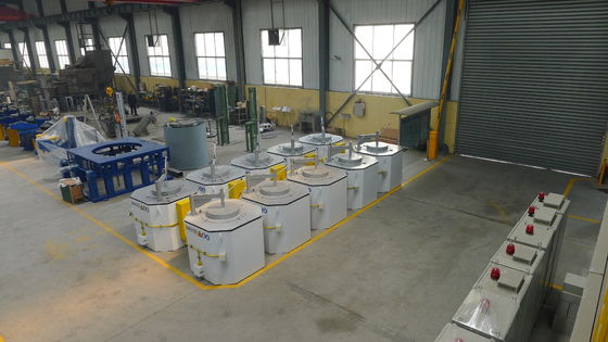 Four de fonte 1200KG en aluminium