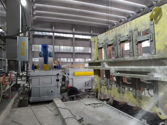 Processus 45KW de raffiner la décarburation en aluminium sur la ligne unité 750 degrés de type de caniveau