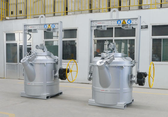 Poches en aluminium fondues de transfert de 1200 kilogrammes