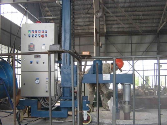 Processus d'unité de dégazage rotatoire de 600 t/mn pour raffiner le ventilateur en aluminium d'air de refroidissement