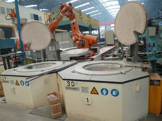 Chute en aluminium de Grey Twins 0.30MPa fondant le four électrique industriel 3500 kilogrammes