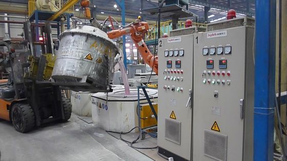Chute en aluminium de Grey Twins 0.30MPa fondant le four électrique industriel 3500 kilogrammes