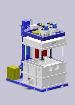 Unité de dégazage rotatif en ligne de 500 kg en acier inoxydable pour des performances optimales