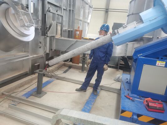 Injecteur de flux rotatif écologique économe en énergie pour équipement de raffinage d'aluminium à haut rendement